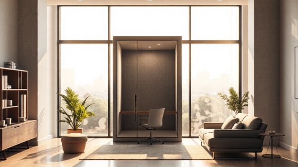 Les avantages d'une cabine acoustique pour un bureau productif