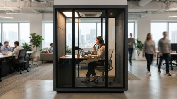 Les avantages d'une cabine acoustique pour un bureau productif