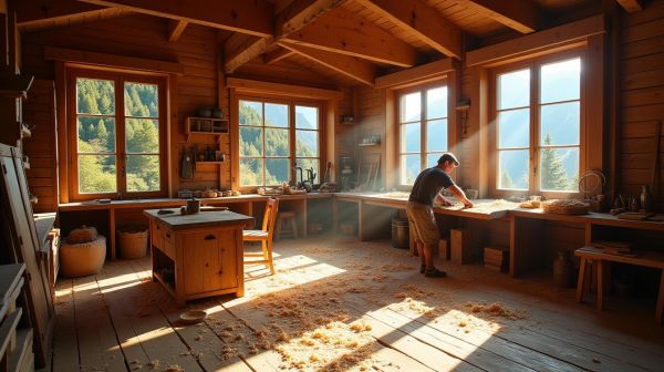 Pourquoi la menuiserie en Haute-Savoie transcende le bois traditionnel