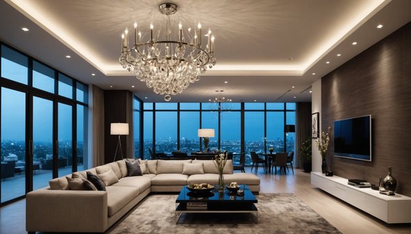 Découvrez le lustre salon moderne qui transforme votre intérieur